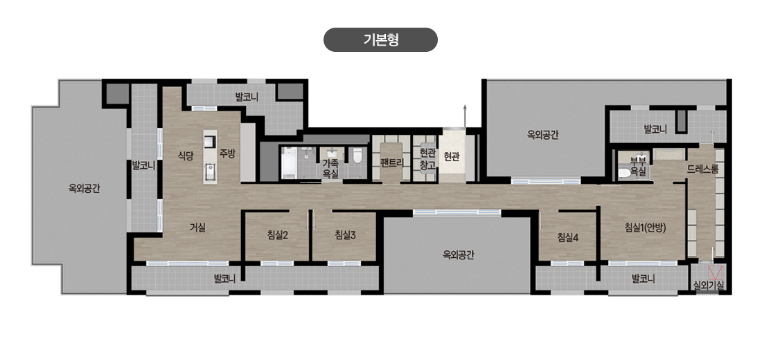 125P 기본형 평면도