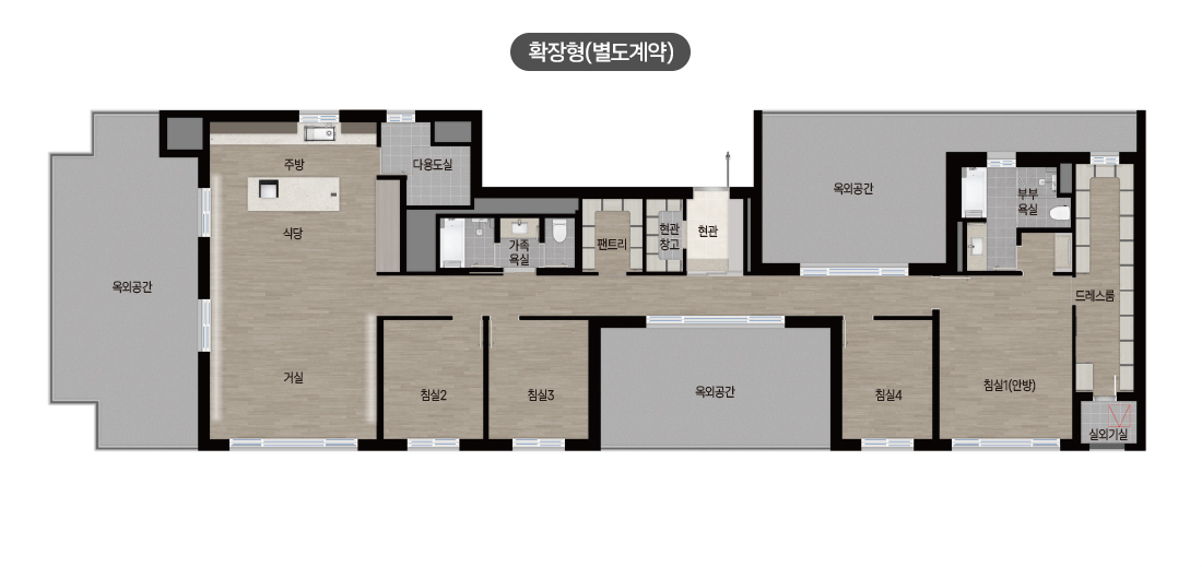 125P 확장형 평면도
