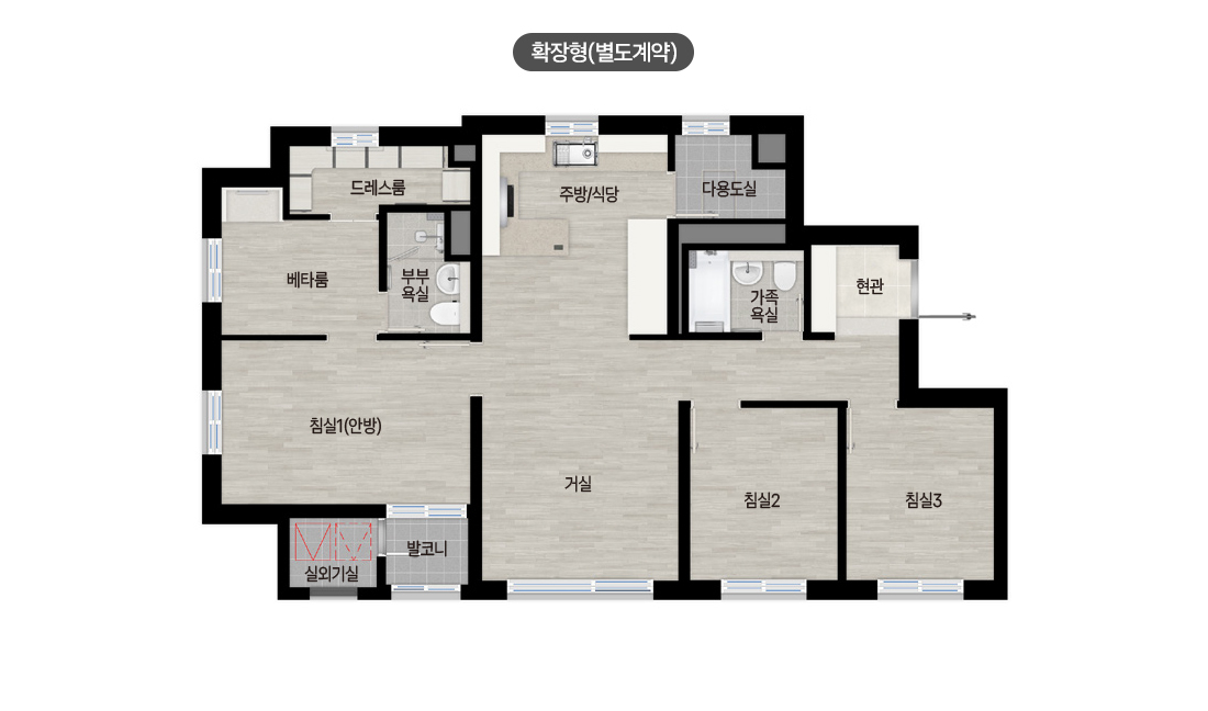59B 확장형 평면도